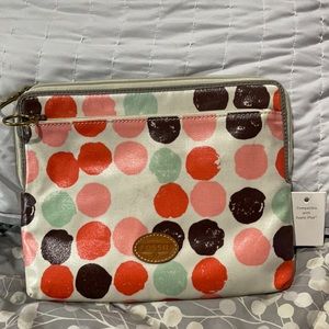 NWT FOSSIL electronics zippered case